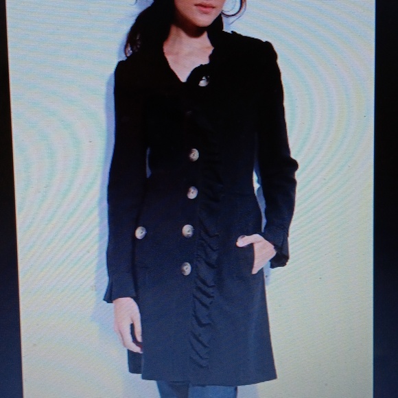 LUII (ANTHROPOLOGIE) BOILED WOOL COAT/SWEATER..Large - Picture 1 of 11